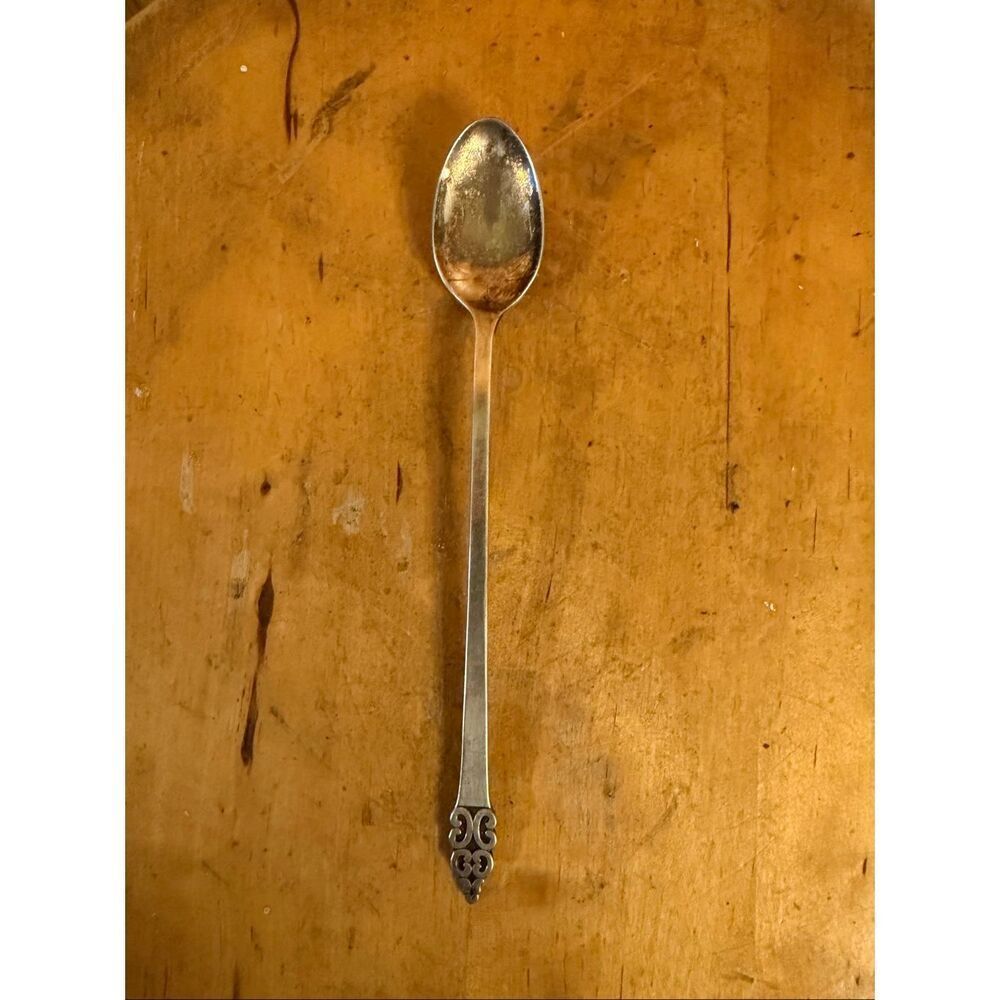 International Deep Silver  TRIUMPH  Silverplate  Solid Serving Spoon (7237)